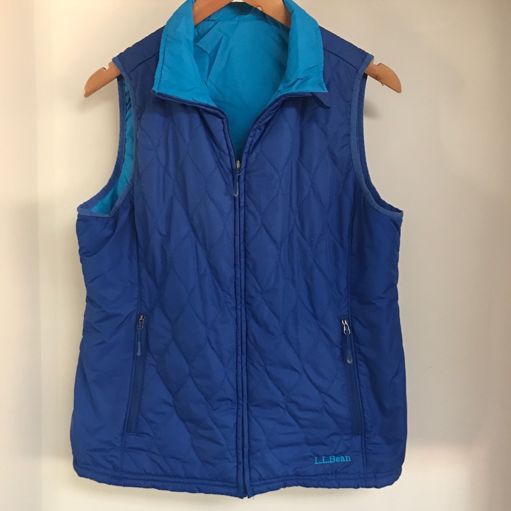 L.L. Bean Reversible quilted lightweight vest